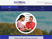 Tablet Screenshot of nationalss.net